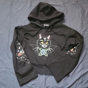 🖤black cat graphic hoodie